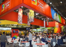 The Frutas de Chile country pavilion was a hive of activity as usual.